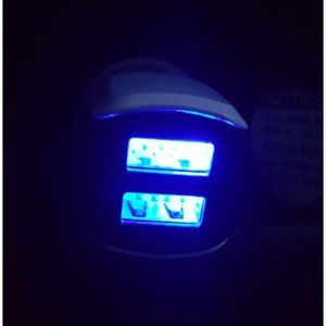 Dual Port Car Phone Charger Adapter Lighted Ports